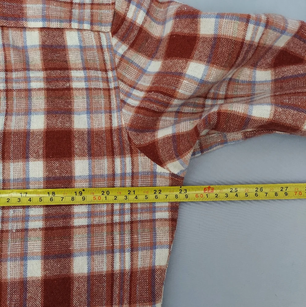 Vintage The Union St. Sportswear Plaid Shirt Mens Size Large Wool Blend Shacket